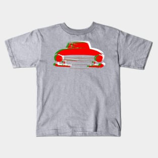 Triumph TR6 1970s classic British sports car monoblock red white green Kids T-Shirt